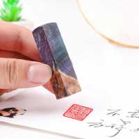 Stamps Customized Name Seal Portable Personal Stamps Sello Chinese Calligraphy Painting Stamp Signature Stempel Sellos De Madera