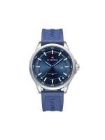 นาฬิกาข้อมือผู้ชาย NF9248T C สายซิลิโคน 45มม. สีน้ำเงิน