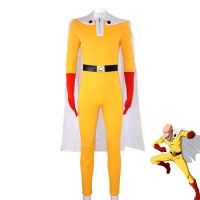 Anime One Punch-Man Cosplay Saitama Man Costume