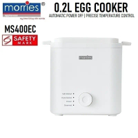 Morries Egg Cooker 0.2L Egg Boiler Steamed Eggs Soft Boiled MS400EC MS-400EC