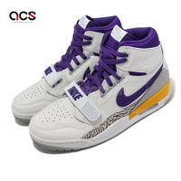 Nike Air Jordan Legacy 312 男鞋 喬丹 休閒鞋 高筒 湖人配色 穿搭 白 紫 黃 AV3922157