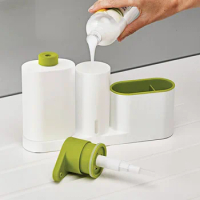 Bathroom Storage Rack for Cleaning Rack Washing Sponge Brush Sink Detergent Soap Dispenser Bottle Kitchen Organizer Gadgets