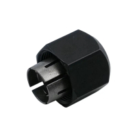 1 unit Nut collet router NA613028, 1/4 inci, untuk chuck router DCW620NT