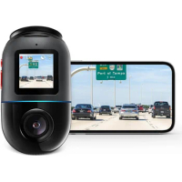 70mai Dash Cam Omni, 360° Rotating, Superior Night Vision,Built-in 128GB eMMC Storage, Time-Lapse Recording, 24H Parking Mode, A