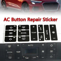 Car Air Conditioner Control Switch A/C Button Repair Kit Fix Faded Ugly Replacement Accessories For Audi A2/ A3 8L Styling