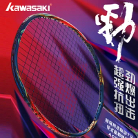 Kawasaki KING K9 4U Badminton Racket Professional T-Join Power All-around Speed&amp;Attack Kawasaki Badminton Racket