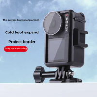 For DJI Osmo Action3/4 border protection case DJI Action Camera Plastic border camera easy fall frame