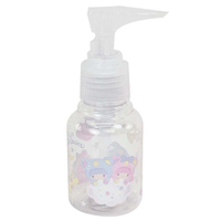 小禮堂 雙子星 塑膠透明按壓空瓶 50ml (星星款) 4711161-263475