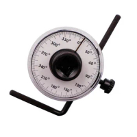Automotive Torque Angle Gauge 1/2 Interface Torque Gauge With Scale 360 Degree Rotating Wrench Angle Measuring Tool