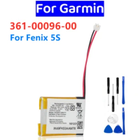 Original Battery 361-00096-00 150mAh For GARMIN Fenix 5S 5SPlus Fenix 5S Plus Sapphire GPS Watch Battery ASDB371828-P1+Tools