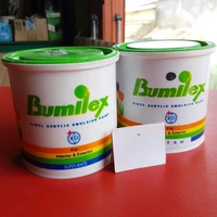 CAT TEMBOK BUMILEX 5 KG CAT MURAH PLAFON DINDING GYPSUM WARNA WARNI Putih