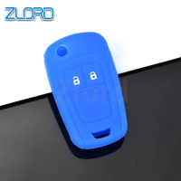 For Chevrolet Cruze for OPEL VAUXHALL Insignia Astra Zafira for Buick 2 Buttons Silicone Remote Key Shell Case Cover Protector