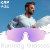 Kapvoe Photochromic Cycling Glasses Running Sunglasses UV400 Cycling Sunglasses Sports Glasses MTB Eyewear Outdoor Bike Goggles