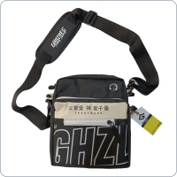 GHAZAEL - Sling bag distro / Tas selempang Pria / slempang cowok casual terbaru Slingbag Hitam Durab