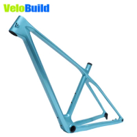 VeloBuild Carbon MTB Frame 29er Mountain Bike Frame Hardtail 148x12mm Boost BB92 UDH Hanger