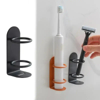 【Jhot】 Wall-Mounted Electric Toothbrush Holder Holder Punch-Free Razor Holder Storage Shelf Toothbru