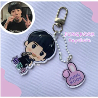 Jungkook keychain bts jeon jungkook bangtan kpop merchandise fanart