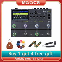 MOOER GE300 Guitar Multi-Effects Processor Synth Pedal Amp Modelling 108 Preamp Models 164 Effects Loop Recording (30 Minutes)