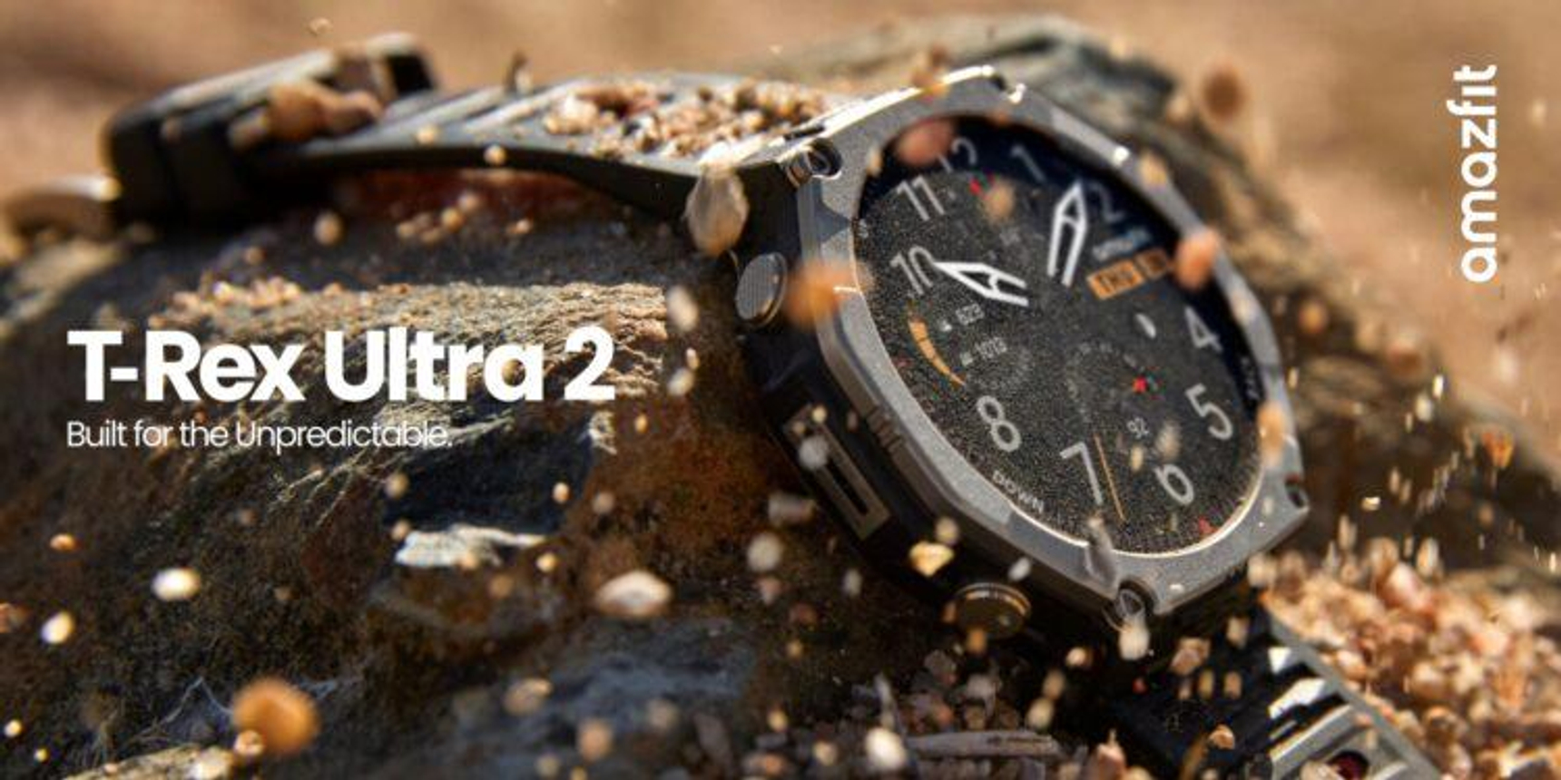 Amazfit T-Rex Ultra 2 が登場：過酷なナビゲーションに対応する 51mm 