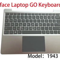 Original Keyboard Assembly For Microsoft Surface Laptop GO 1 2Replacement Keyboards 1943 2013 12.4 Inch Silver