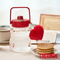 THERMOS膳魔師 Hello Kitty最愛巧克力篇 輕水瓶1200ml(TCSS-1200KT-CCRD)