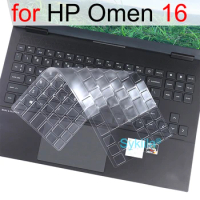 Keyboard Cover for HP Omen 16 Transcend Slim 16t 16z 16-u 16-b 16-c 16-k 16-n Gaming Silicone Protector Skin Case Accessories