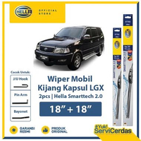 Wiper Mobil TOYOTA Kijang kapsul LGX 18β+18β(2pcs) - HELLA Smarttech 2.0