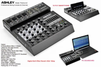 Mixer audio ASHLEY PREMIUM 6 Channel Premium-6 Reverb Record Soundcard