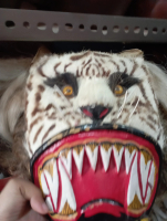 Topeng Barongan Macan Barong Bagus Rambut Ori Bulu Wajah Sintesis