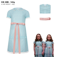 [ พร้อมส่ง ] ชานหลิง cos เสื้อผ้า  The Shining เด็กหญิงฝาแฝด cosplay ชุดเดรสฮาโลวีน