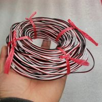 500 Meters/Lot Futaba Servo Extension Cable Wire 26AWG 30Cord Lead Extended Wiring Black Red White for DIY Drone Plane Copter