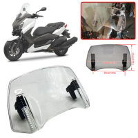 New XMAX125 XMAX250 XMAX300 Motorcycle Windshield Extension Adjustable Spoiler Deflector Fit For Yamaha X-MAX 400 300 250 125