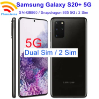 Original Samsung Galaxy S20+ S20 Plus 5G G9860 Dual Sim 12GB RAM 128GB ROM 6.7" Snapdragon NFC Octa Core Unlocked 5G