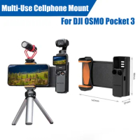 Multi-Use Cellphone Mount Protective Frame For DJI Pocket 3 Extension Handle Bracket For DJI Osmo Pocket 3 Camera Accessories