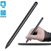 Universal for Apple iPad Active Stylus Pen Pencil Capacitive Screen Table Touch Pens for Apple Pencil 1 2 + Holder Glove