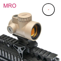 Tactical MRO Holographic Red Dot Sight Scope Illuminated Sniper Gear Rifle Hunting Airsoft Wargame
