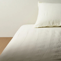 【Westy】日本西村和晒二重紗100%純棉標準雙人床包(日本製 150×186×30cm)