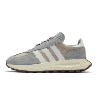 adidas 休閒鞋 Retropy E5 男鞋 女鞋 灰 白 Boost 緩震 麂皮 拼接 情侶鞋 愛迪達 Q47101