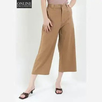 Giordano Women's (Online Exclusive) Beau Monde Cotton Pants 1342522915 26 Khaki