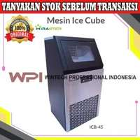 Wirastar ICB-45 Ice Cube Machine - Mesin Pembuat Ice Batu Bentuk Kotak - Ice Cube Maker ICB45 PACKIN