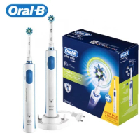 Oral B Pro 690 Electric Toothbrush 3D Cleaning Teeth Daily Clean Sonic Vibration Rotating Toothbrush for Adult 2Pcs/pack