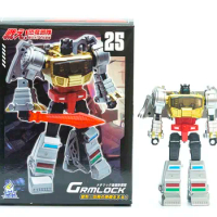 New Transformation Toys Robot MechFans Toys MF-25 MF25 Grimlock Metal Coated Version MFT Action Figure toy in stock