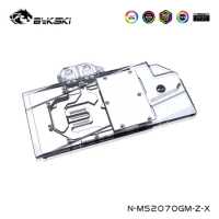 Bykski Water Cooling Block For MSI Geforce RTX2070 GAMING Z,X ,MSI Geforce RTX2070 ARMOR /8G OC ,VGA Block ,N-MS2070GM-Z-X