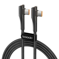 C-C 100W double elbow PD fast charging mobile game cable suitable for Huawei Xiaomi mobile phones and laptops