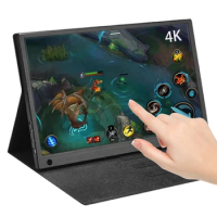Large 4K 13.3 15.6 17 17.3 Inch For Portable Touch Screen monitor Gaming Screen Display With Battery Portable Laptop Monitor