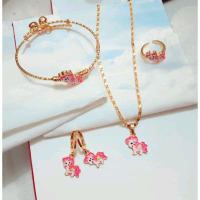 set perhiasan xuping anak kuda poni