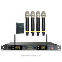 ＊來電最低價＊ACT-5814A MIPRO ISM 5 GHz 1U四頻道數位接收機/無線麥克風 附4組無線麥/悅適