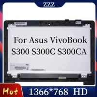 13.3 inch For Asus VivoBook S300 S300C S300CA Laptop LCD Screen With Touch LCD Assembly Screen + Digitizer With Frame Assembly
