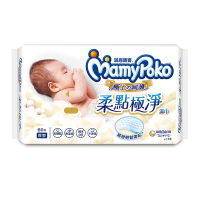 滿意寶寶 極上の呵護柔點極淨濕巾 厚型補充包(60入x12包/箱)