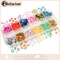 Easter Eggs Polymer Clay Slices Slimes Nail Sequins Manicure 3D Flakes Easter Bunny Design Nail Art Decorations Accessories